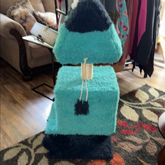 🌹2-in-1 Detachable Multifunctional Cat Tree in Blue and Black - Picture 9 of 11